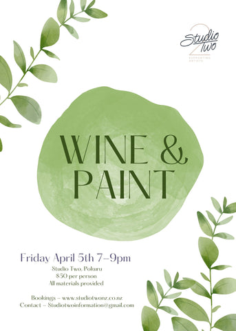 Wine and Paint - April
